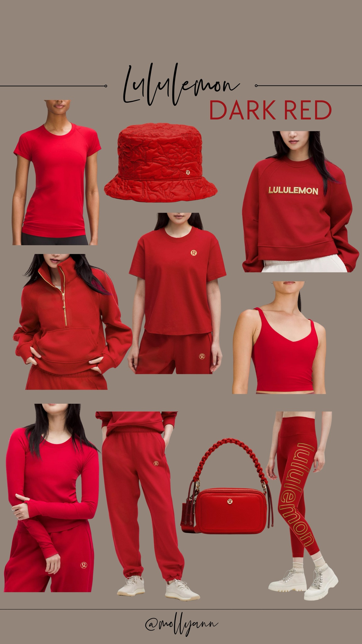 Lululemon New Color- dark red ❤️❤️ Great for February!! 

#LTKFitness #LTKActive #LTKStyleTip