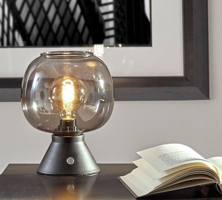 Grandview Glass Accent Lamp | Pottery Barn (US)
