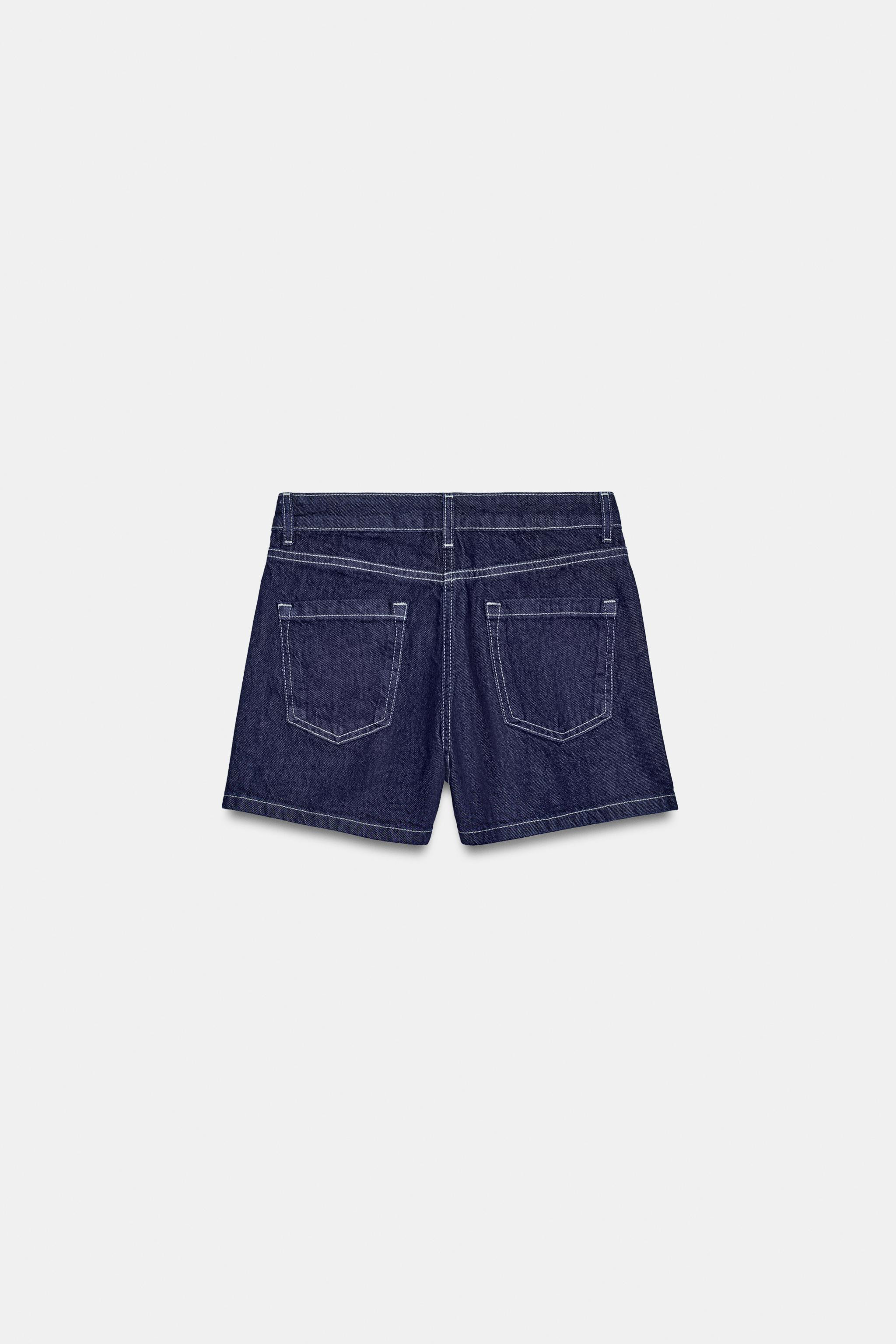 Z1975 WRAP DENIM SKORT | Zara UK