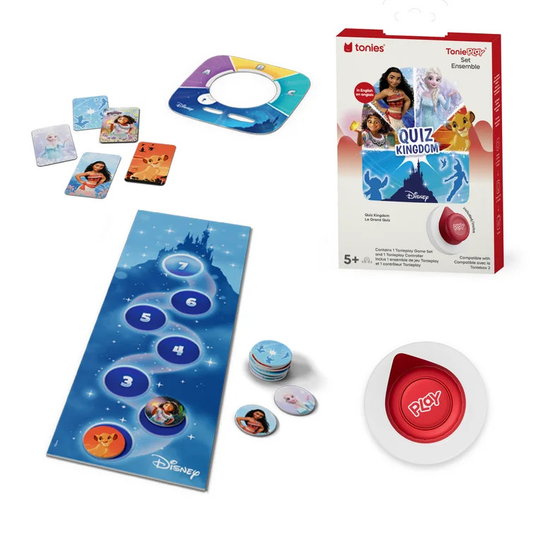 tonies Disney Quiz Kingdom Tonieplay Game Set, Requires Toniebox 2, Age Group 5+ - Walmart.com | Walmart (US)