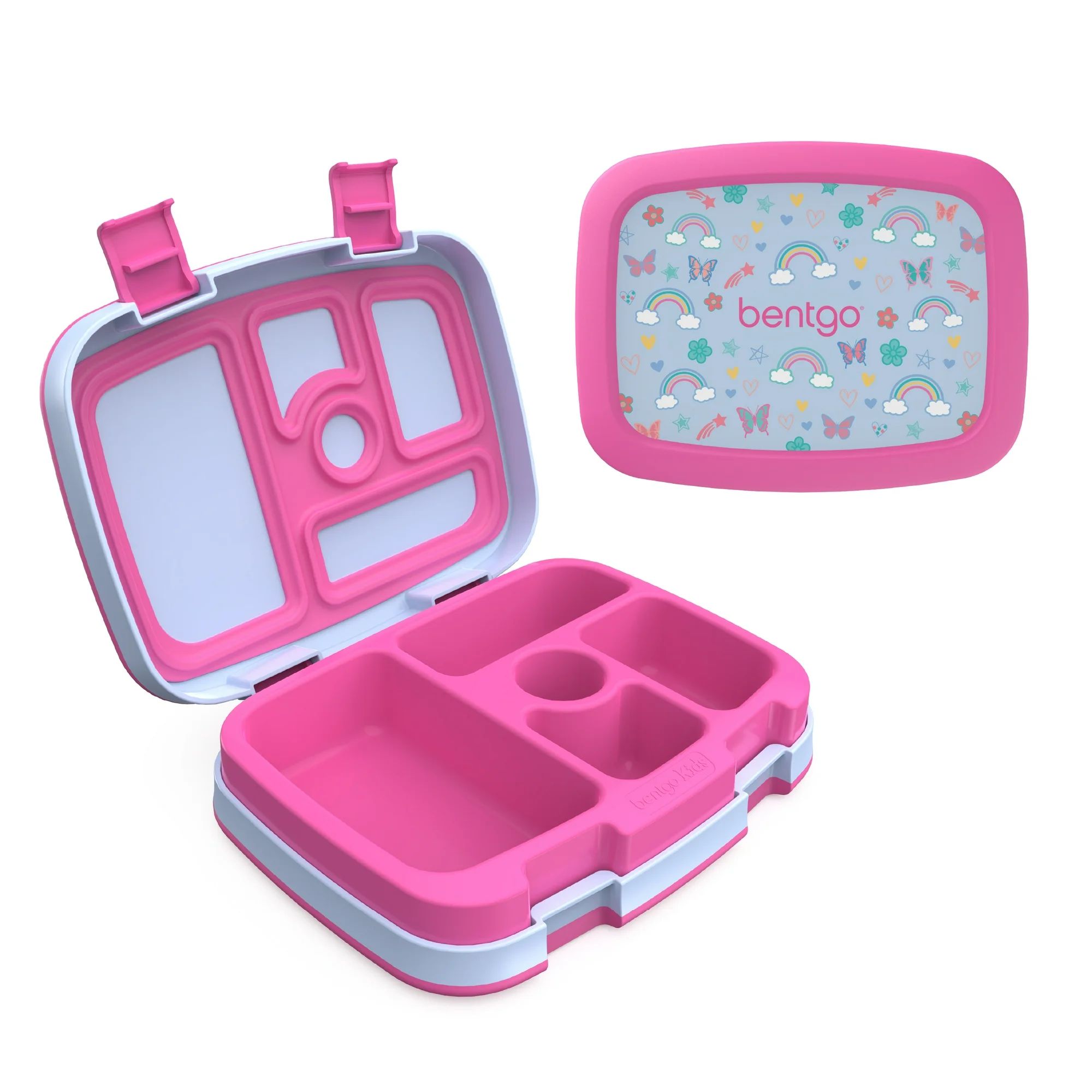 Bentgo Kids Leak-Proof Lunch Box - Rainbows and Butterflies | Walmart (US)