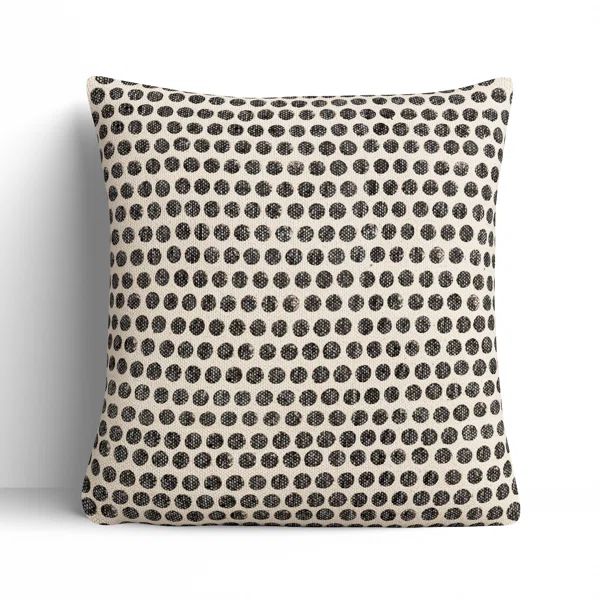 Zetta Polka Dots Cotton Throw Pillow | Wayfair North America