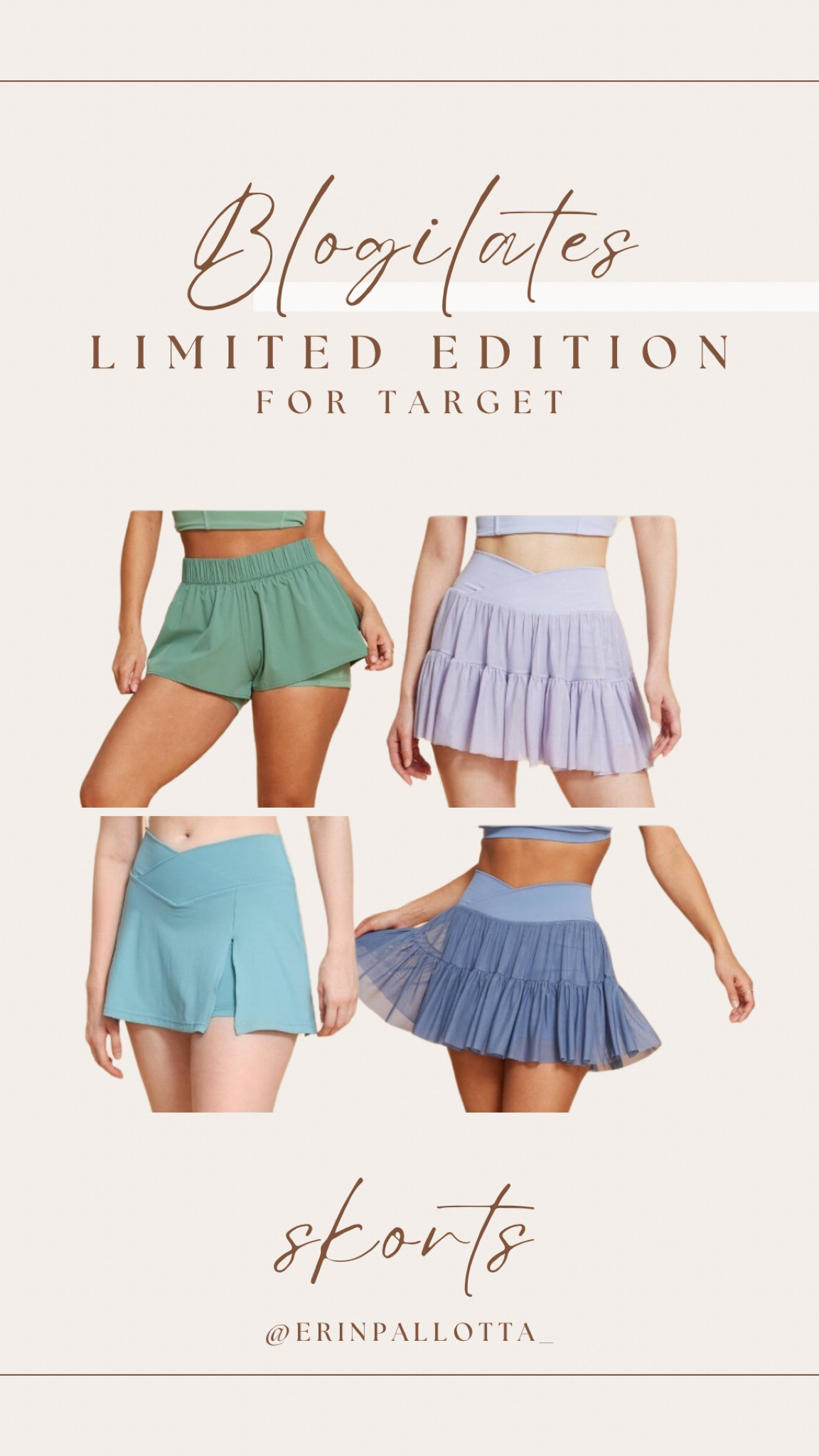 Attention Swifties! Remember the “lilac short skirt, the one that fits me like skin” from TTPD? You can get your hands on that one and more for an affordable price starting 12/28!

#LTKActive #LTKFitness #LTKFindsUnder50