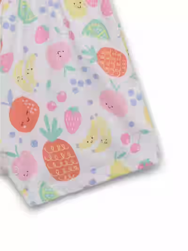 Garanimals Baby Girls Print Smocked Romper, Sizes 0M-24M - Walmart.com | Walmart (US)