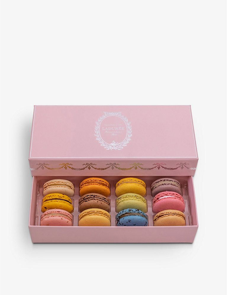 Pink Intemporel assorted macarons box of 12 | Selfridges