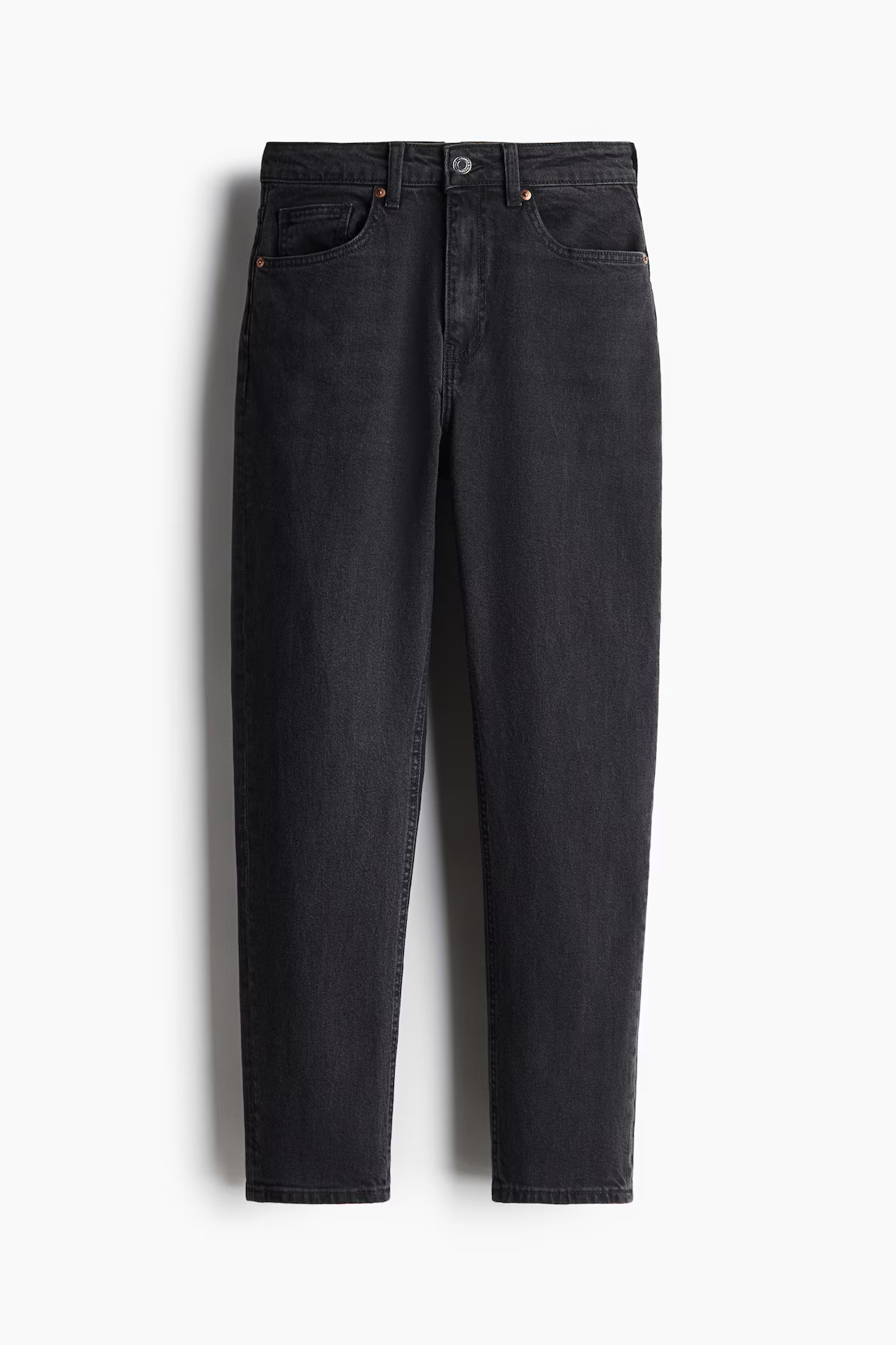 Slim Mom High Ankle Jeans - Washed black - Ladies | H&M GB | H&M (UK, MY, IN, SG, PH, TW, HK)