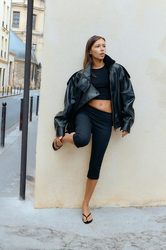Zara - Faux Leather Jacket - Brown - Women | Zara Canada