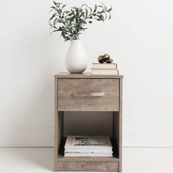 Sira 22.09'' Tall 1 - Drawer Nightstand | Wayfair North America