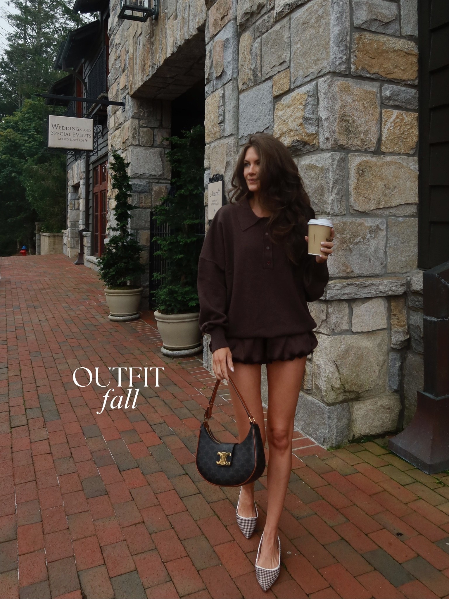 Fall outfit! The perfect Coffee run fit!Last year I styled with gingham shoes but I will be swapping them out for these animal print heels this year 🤎

#LTKootd #LTKSeasonal #LTKgrwm