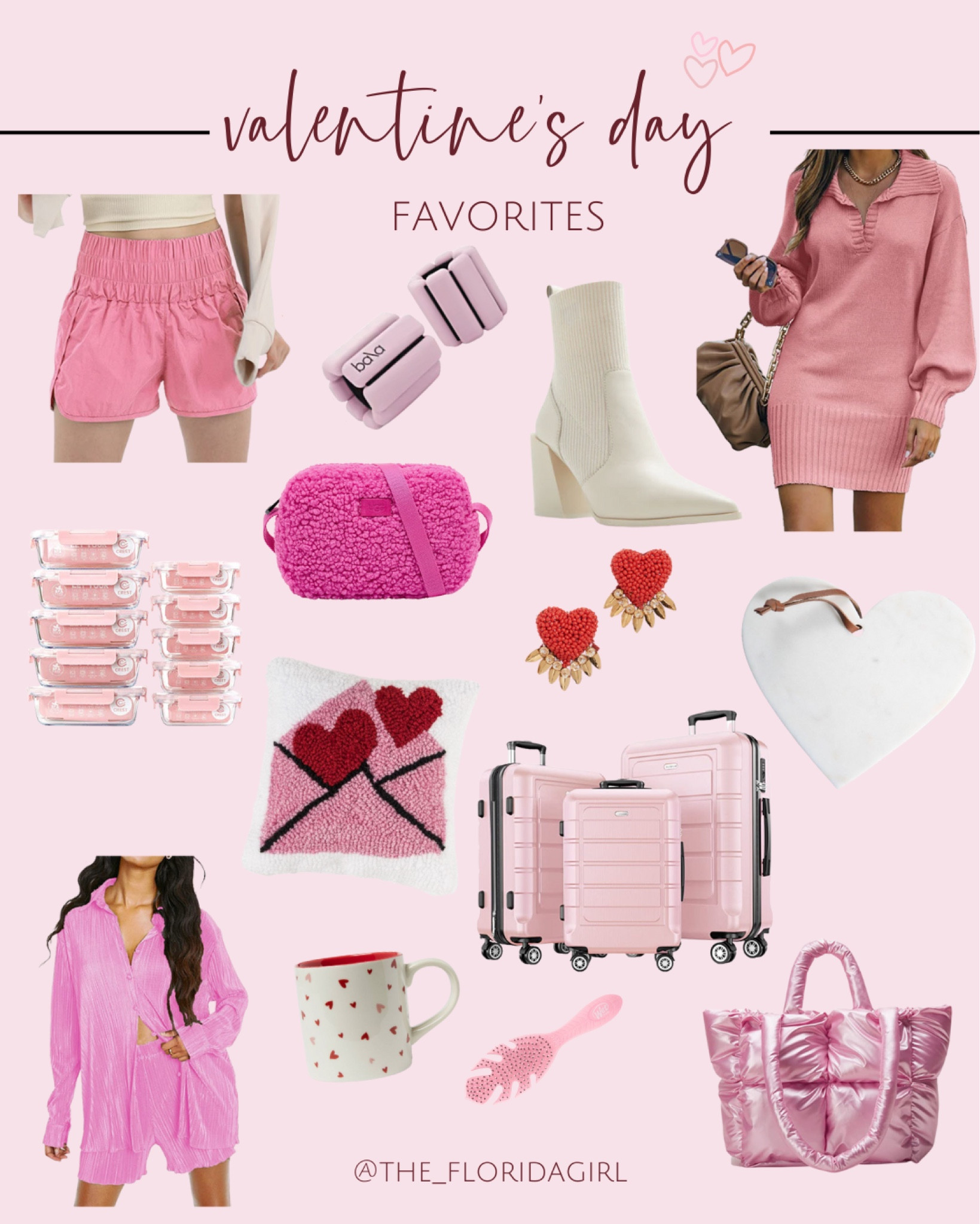 Valentine’s Day Favorites #vday #valentines #valentinesday #pink #giftsforher #heart #pajamas #workout #workoutgear #dresses #mealprep #earrings #suitcases #sherpa #crossbody #marble #marbletray #charcuterie #mug #amazon #amazonfinds #target #targetfinds #travel #travelbag #diaperbag #weekenderbag #pillow #throwpillow #homedecor #competition

#LTKGiftGuide #LTKSeasonal #LTKFind