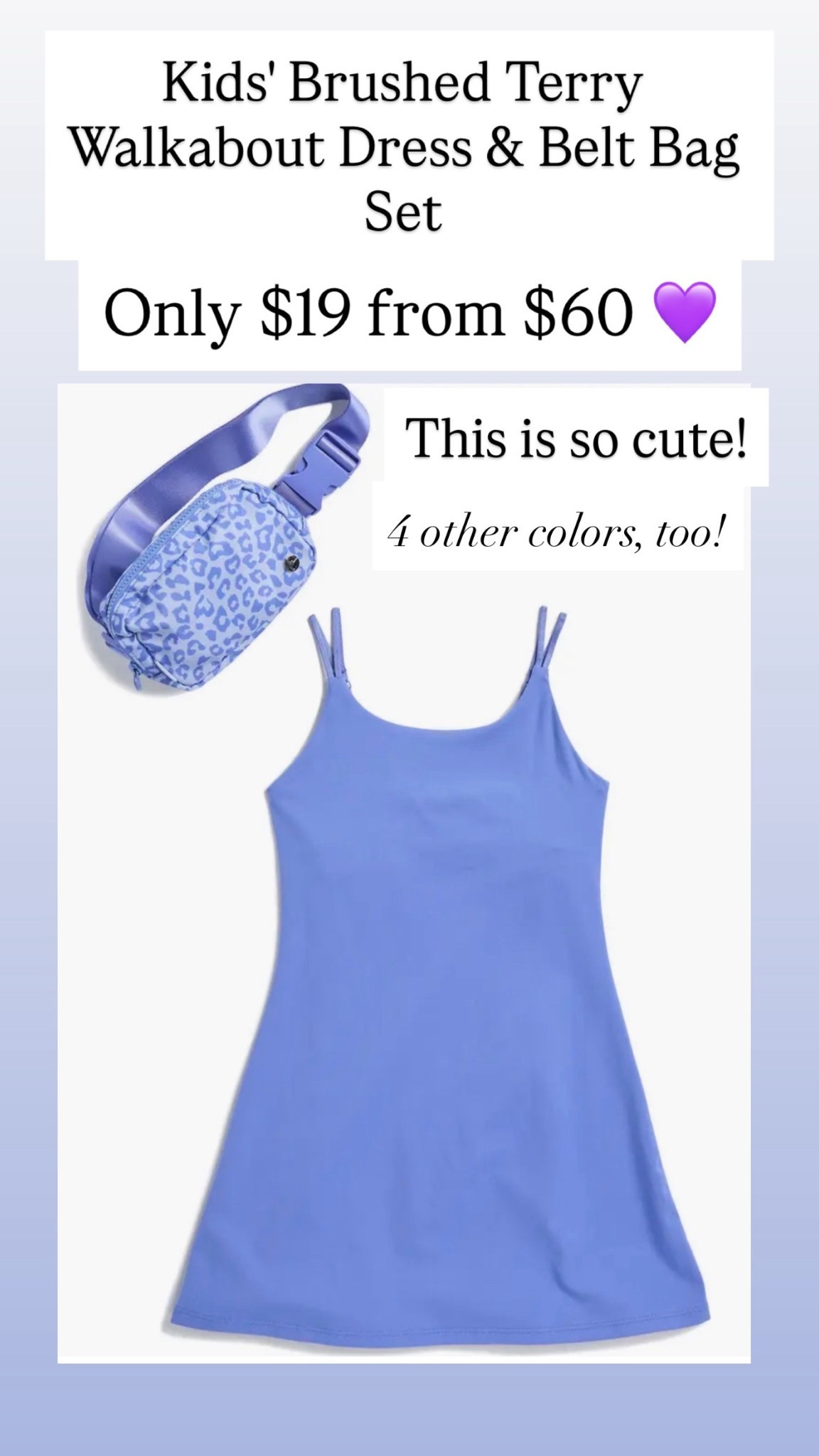 Kids dress and belt bag set 🩷

#LTKSaleAlert #LTKKids