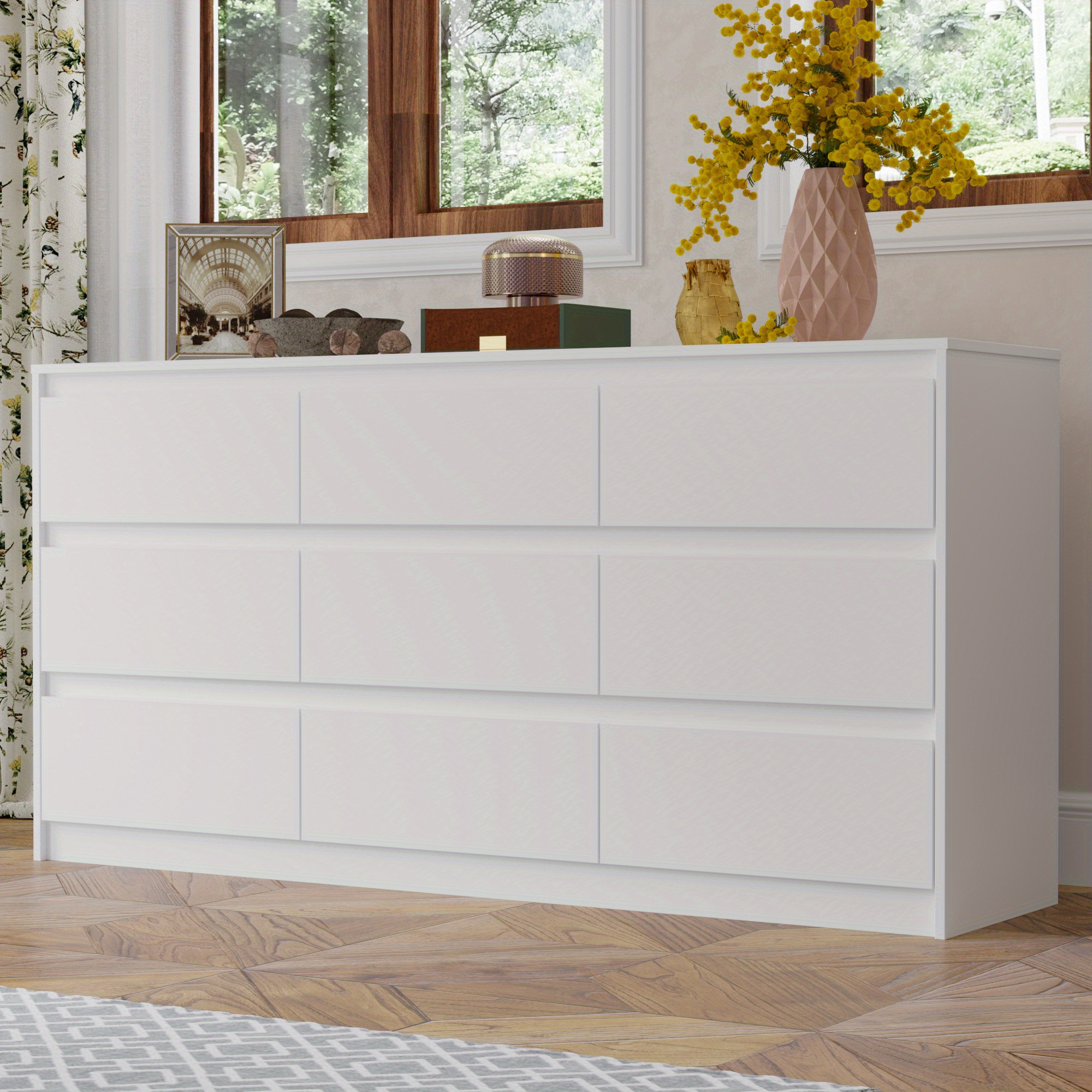 chest drawers dresser storage cabinet 9 drawers wood 9 - Temu | Temu Affiliate Program