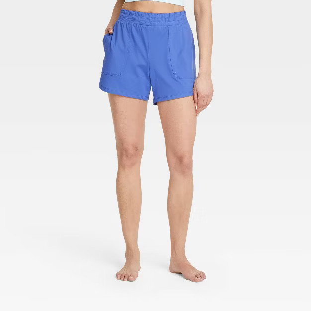 Women's Mid-Rise Knit Shorts 5" - All in Motion™ | Target