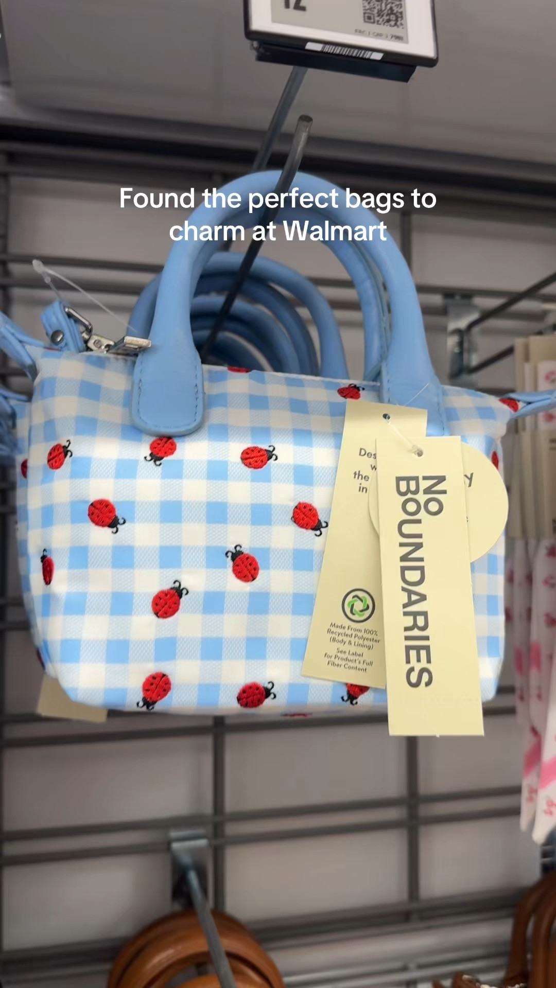 New spring bags at Walmart with matching scarves and bag charms 

#LTKootd