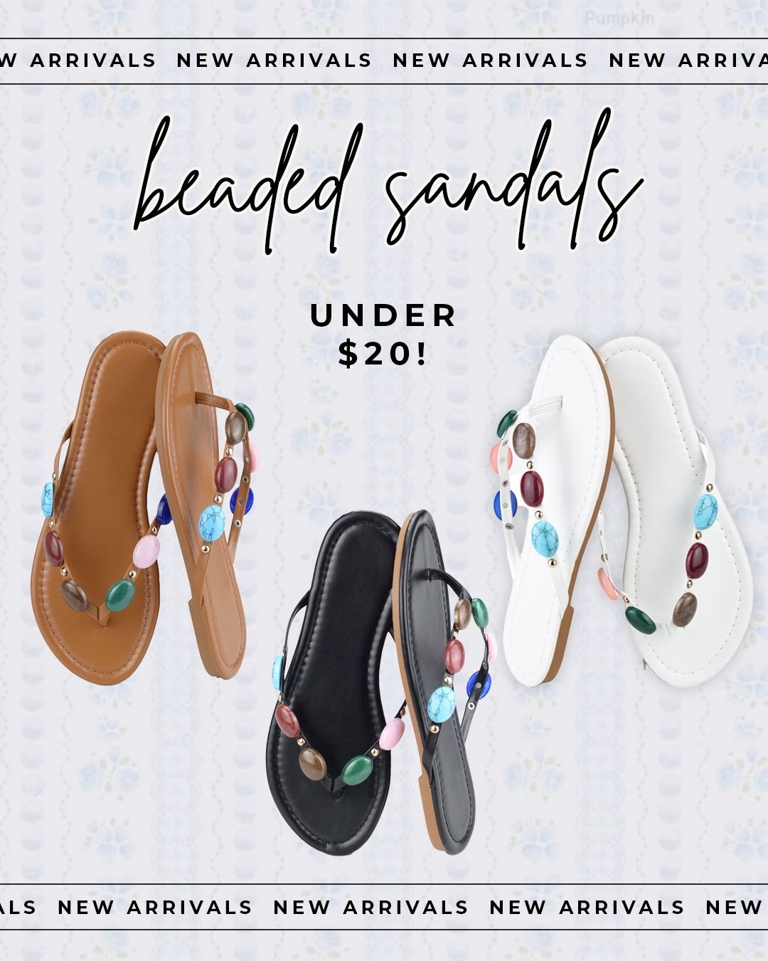 Cutest $18 beaded sandals for spring and summer!

#walmartfinds

Walmart finds. Walmart fashion. Walmart new arrivals  

#LTKootd #LTKSeasonal #LTKgrwm