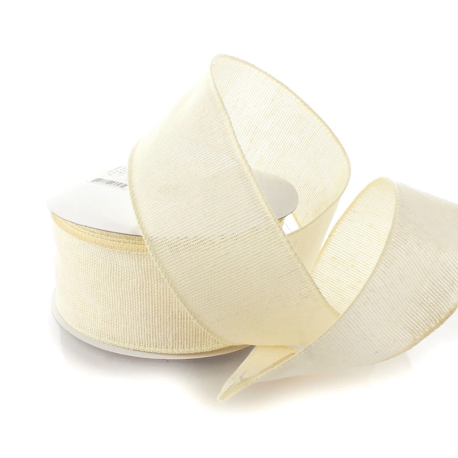 Ribbon Traditions 2.5" Wired Burlap Ribbon 815 Cream 10 Yards - Walmart.com | Walmart (US)