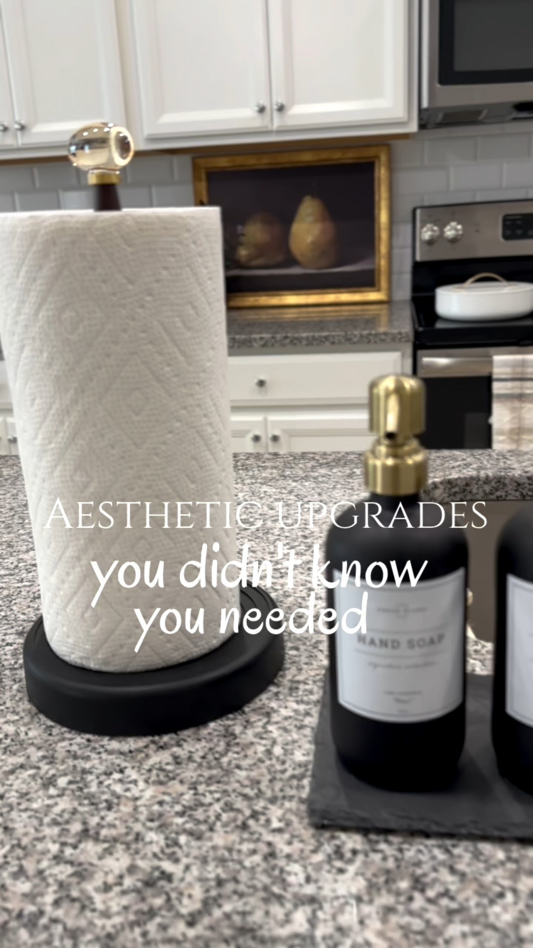 I’m all about the little updates that make a space feel pulled together.
Swapping out basic soap dispensers + the paper towel holder instantly made my kitchen feel more elevated, more intentional… and honestly more me.
It’s not a full renovation — just thoughtful details that add up 🤍
👉 Follow for easy home upgrades

#LTKdayinmylife #LTKmorningroutine #LTKgrwm