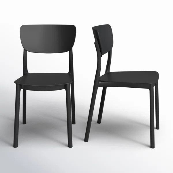 Farrah Outdoor Stacking Dining Side Chair | Wayfair North America