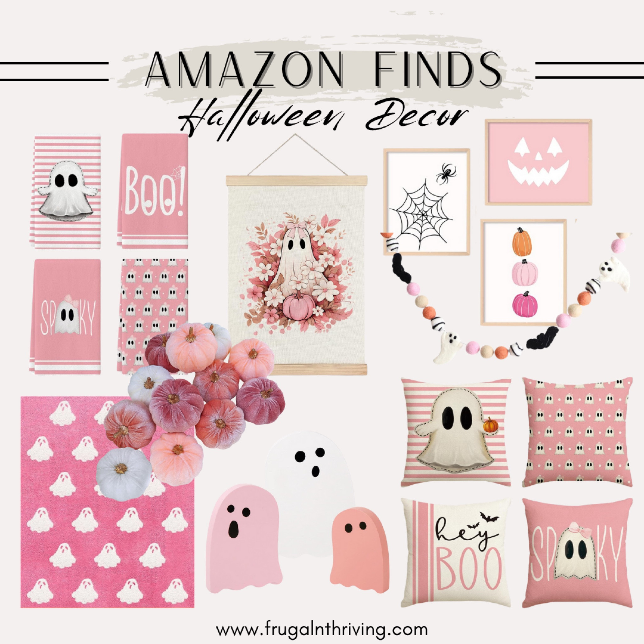 Pink isn’t just for spring or Easter! Put a pretty pastel spin on your spooky season decor with these gorgeous, glamorous decorations, and take your Halloween from scary to sweet. 

#LTKSeasonal #LTKHalloween #LTKFallSale