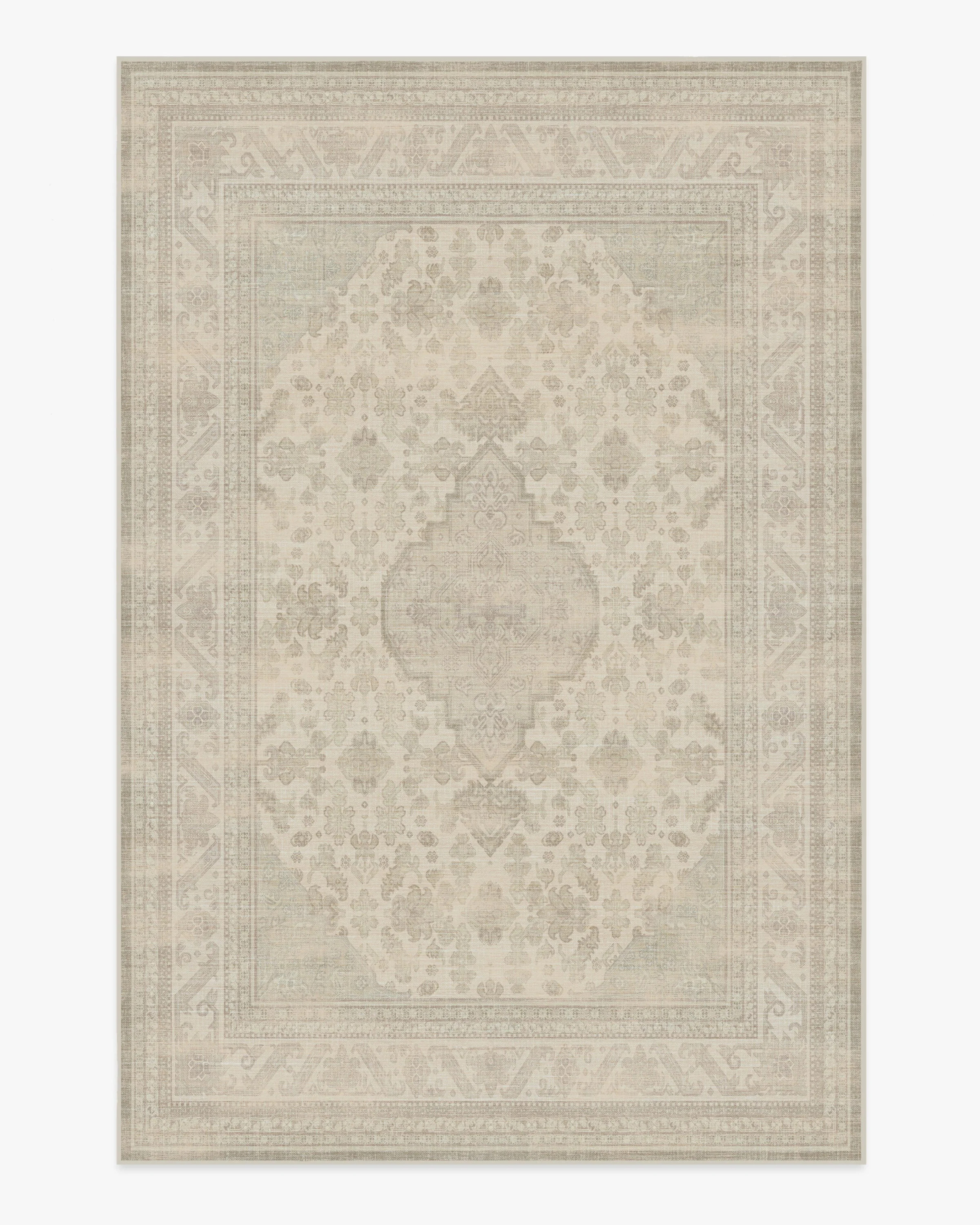 Rowan Soft Grey & Ivory Rug | Ruggable