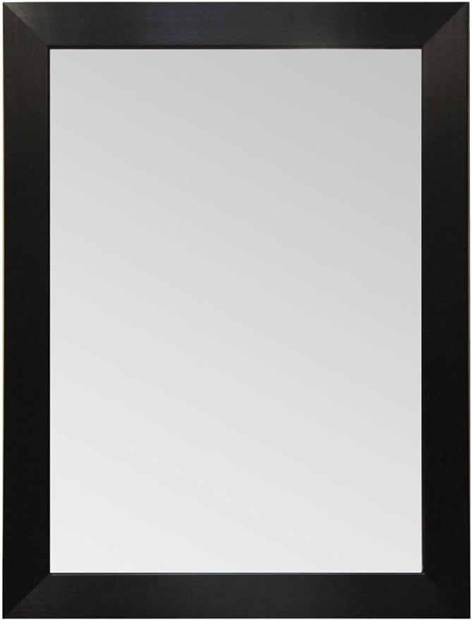 Raphael Rozen Wood Frame Mirror Modern Elegant Wall Mounted Mirror, Rectangle, Espresso - Black F... | Amazon (US)