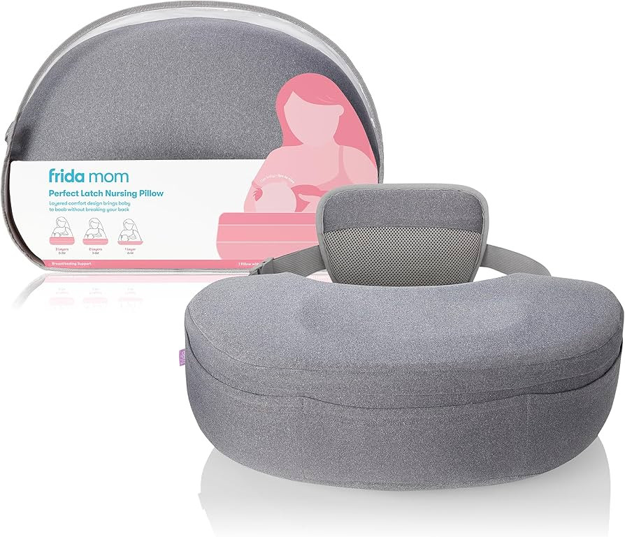 Frida Mom Nursing Pillow, Adjustable Breastfeeding Pillow for Mom & Baby Comfort with Back Suppor... | Amazon (US)