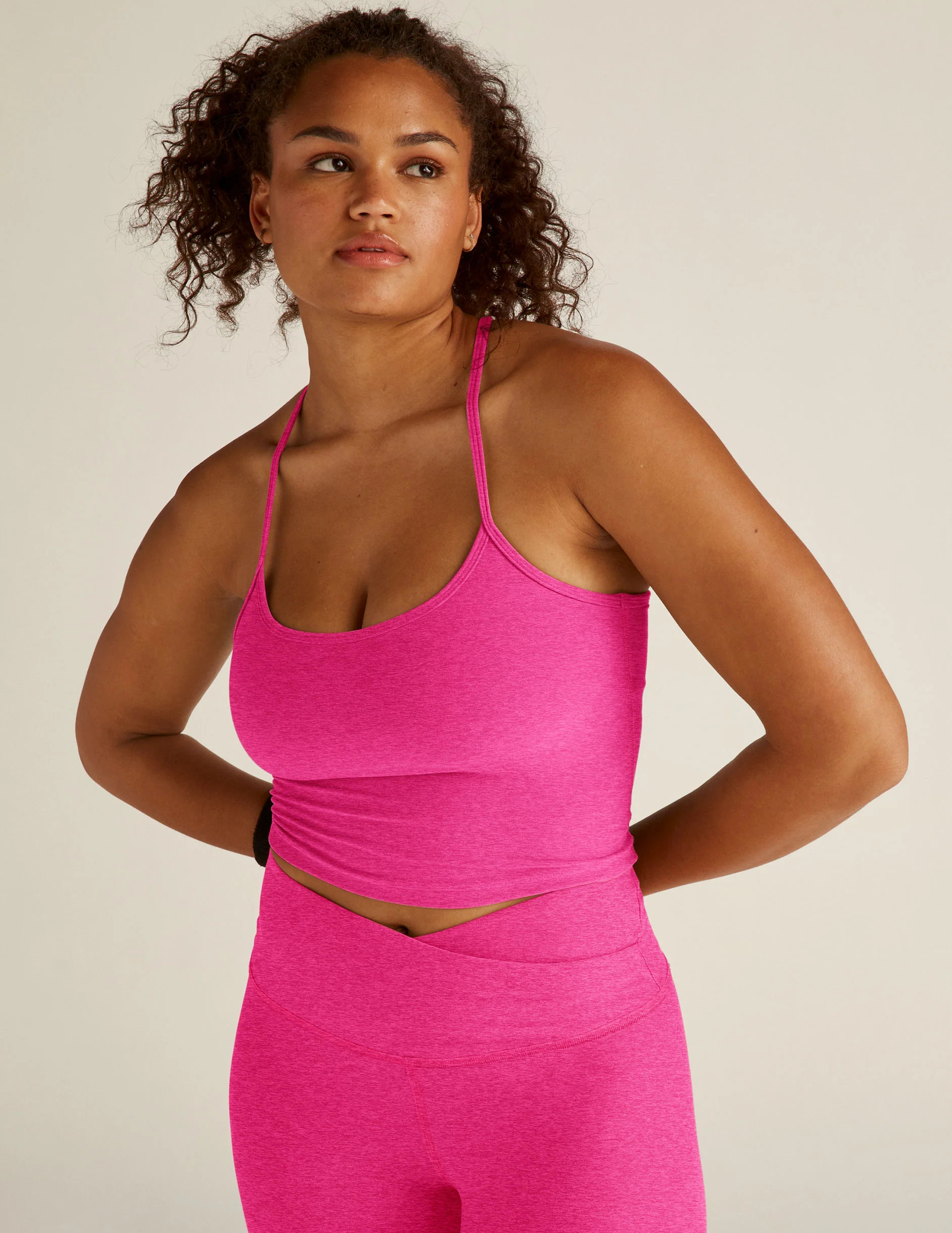Spacedye Slim Racerback Cropped Tank | Beyond Yoga | Beyond Yoga