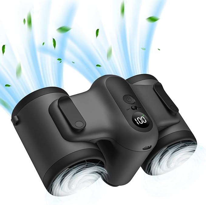 ICEBIRDS Portable Waist Clip Fan New Personal Belt & Outdoor Body Fan, 10000mAh Rechargeable Batt... | Amazon (US)