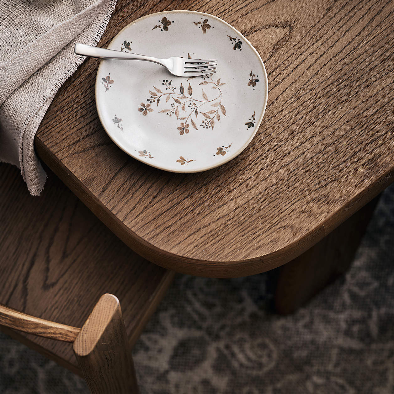 Marin Botanical Stoneware Salad Plate + Reviews | Crate & Barrel | Crate & Barrel