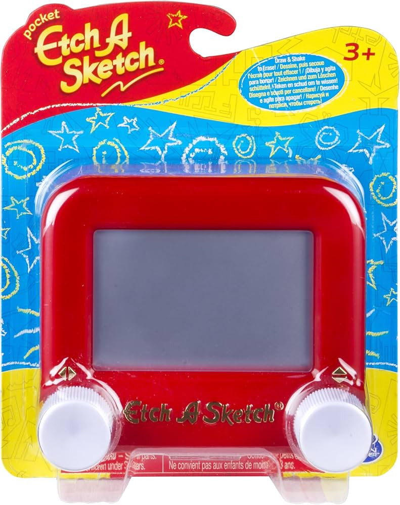 Etch A Sketch Mini (5"x5")- Kids & Toddlers Pocket Travel Toy for Stocking Stuffer, Holiday, Birt... | Amazon (US)