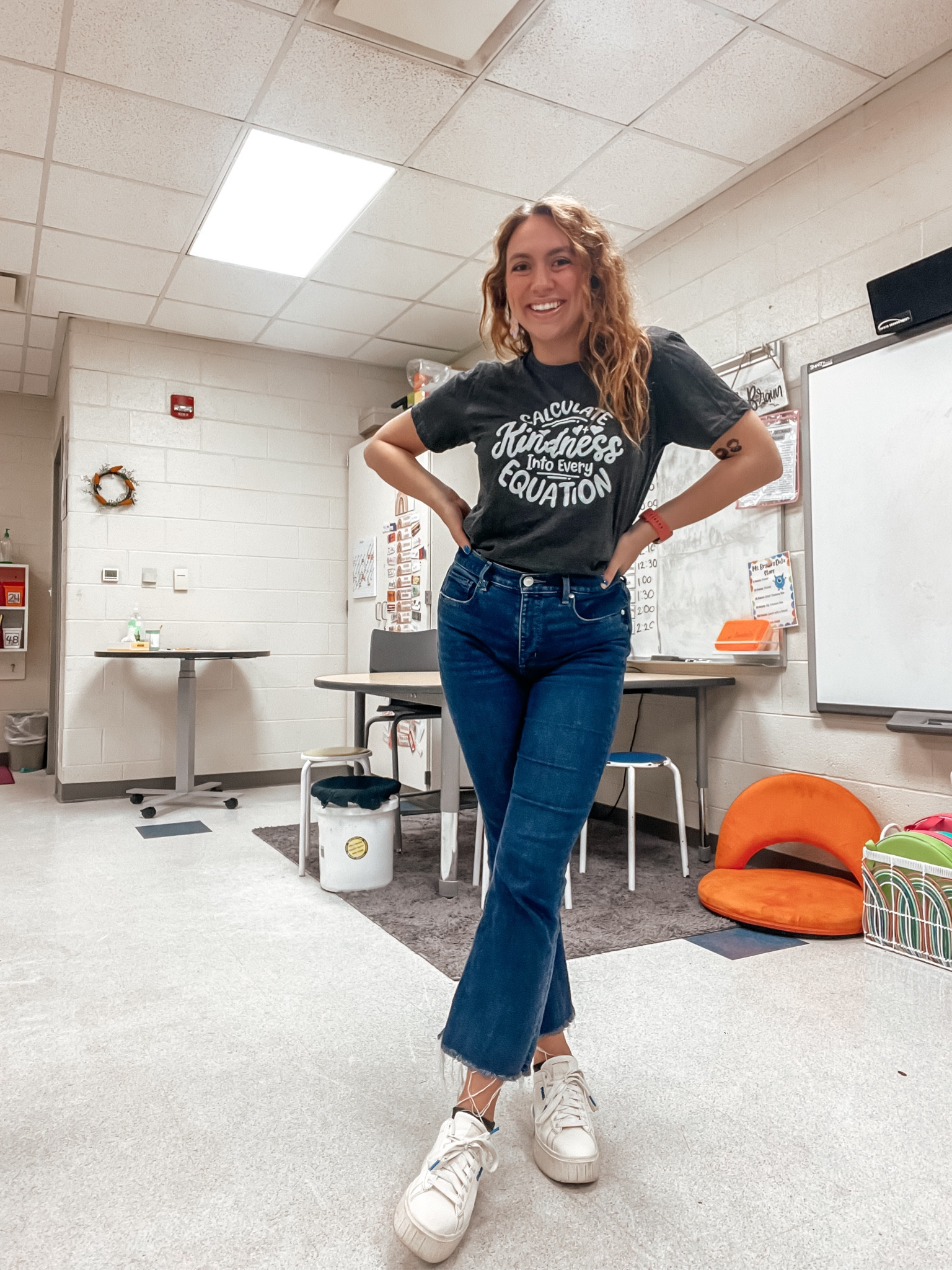 Teacher outfit, teacher style, teacher fashion, teacher shirts, math teacher shirts, teacher tees, teacher t-shirts, casual workwear, comfortable work outfits 

#LTKworkwear #LTKfindsunder100 #LTKfindsunder50