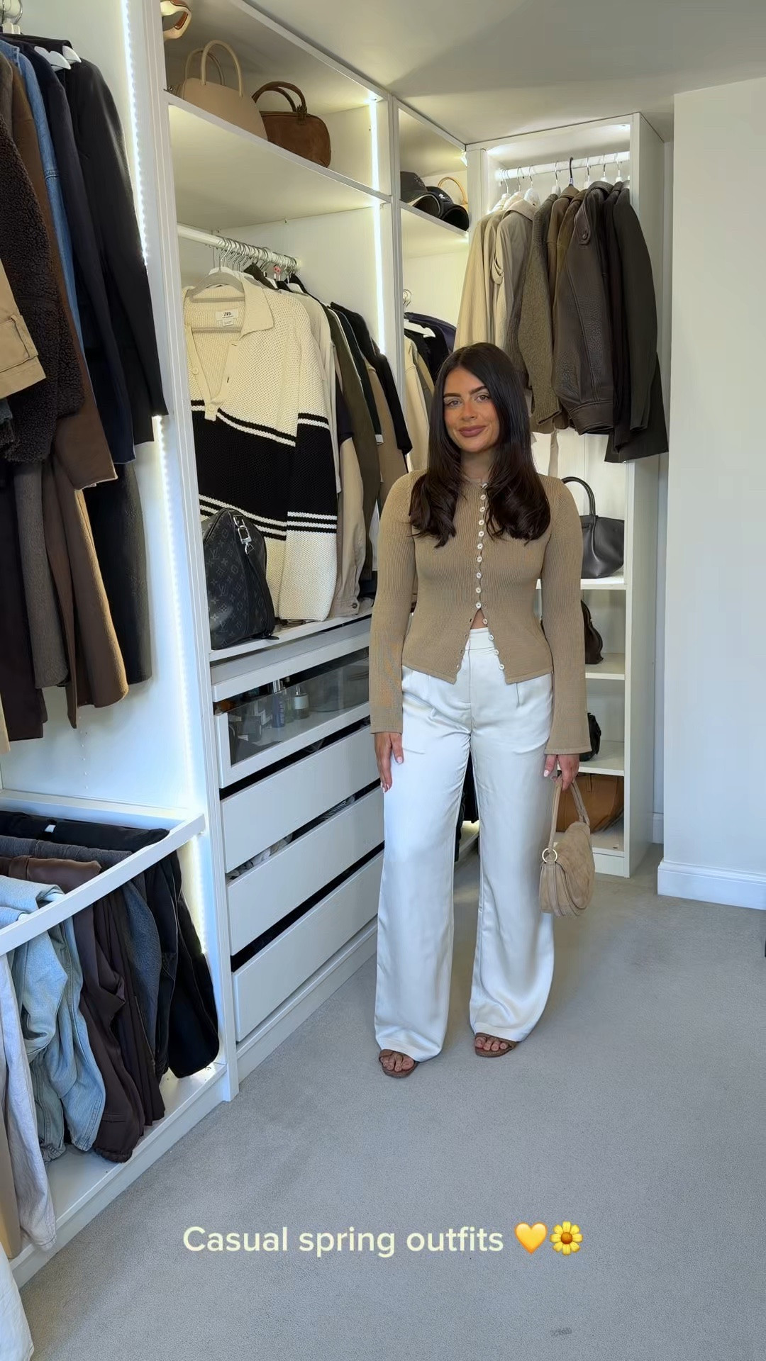 Casual spring looks 💛🌼

First top - XS
Second top - S
White jeans - 8 
White strap top - small
Denim jacket - small 
White jeans - 8
Beige jacket with collar - 8 


#LTKspring