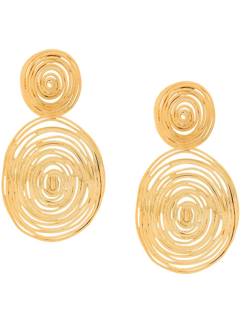 Gas Bijoux Wave earrings - Metallic | FarFetch Global