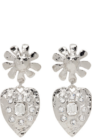 Silver Tropicana Earrings | SSENSE