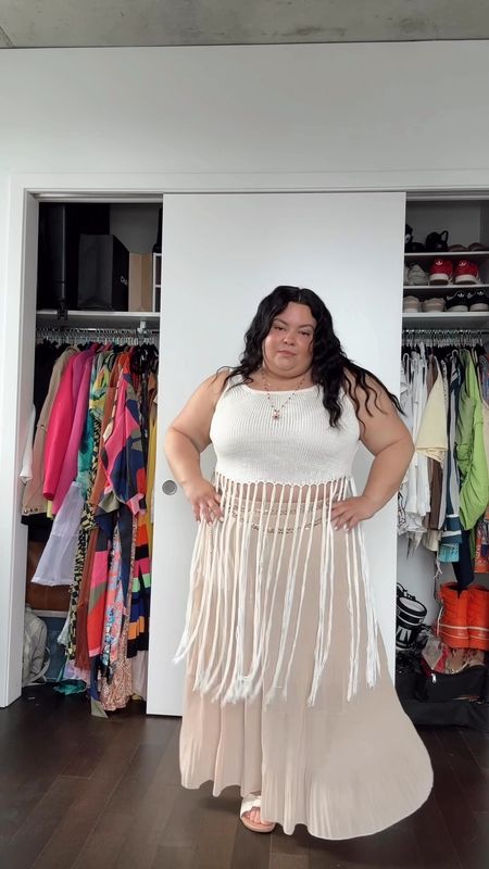 Plus size summer outfit idea 
Plus size maxi skirt from Amazon size XXL
plus size crop fringe top from Eloquii size 20 
Plus size boxer shorts size 3X 
plus size fattie tee can’t be linked here, but it’s from Chub Rub Clothing!

#LTKPlusSize #LTKMidsize #LTKFindsUnder50