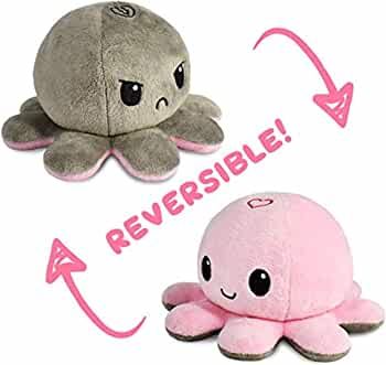 TeeTurtle | The Original Reversible Octopus Plushie | Patented Design | Love + Hate | Show your m... | Amazon (US)