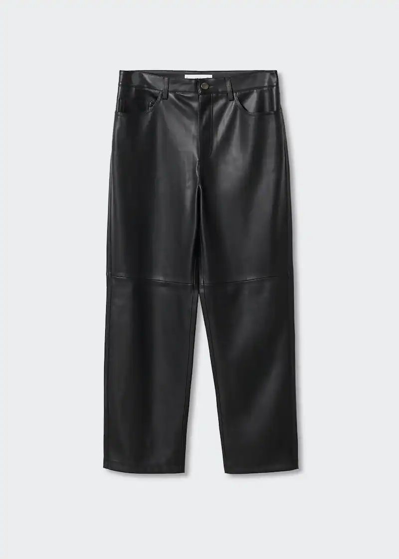Search: Black leather pants (22) | Mango USA | MANGO (US)