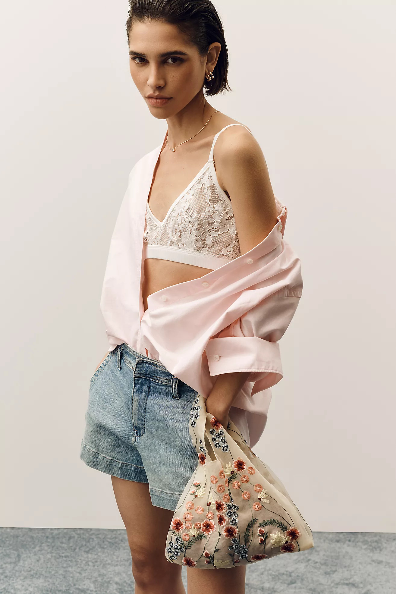 Pilcro Hannah High-Rise Denim Shorts | Anthropologie (US)