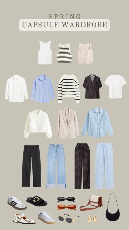 Spring Capsule Wardrobe for the casual, neutral girl - Part 1 - Clothing

#LTKfindsunder100 #LTKstyletip #LTKfindsunder50