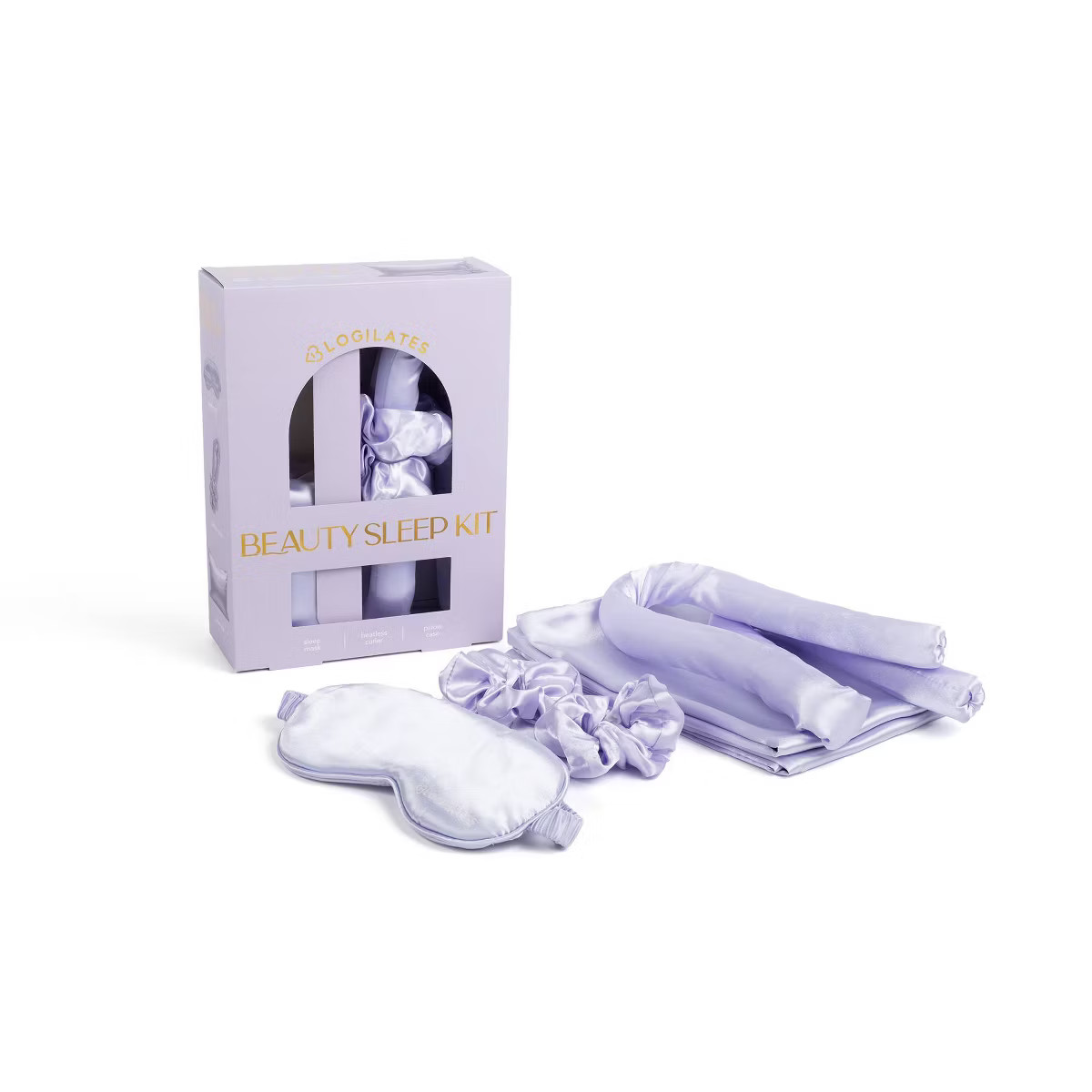 Blogilates Beauty Sleep Heatless Hair Curling Kit - 3pc | Target