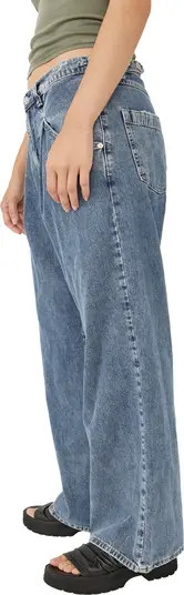 Free People We the Free Luca Super Slouch High Waist Wide Leg Jeans | Nordstrom | Nordstrom