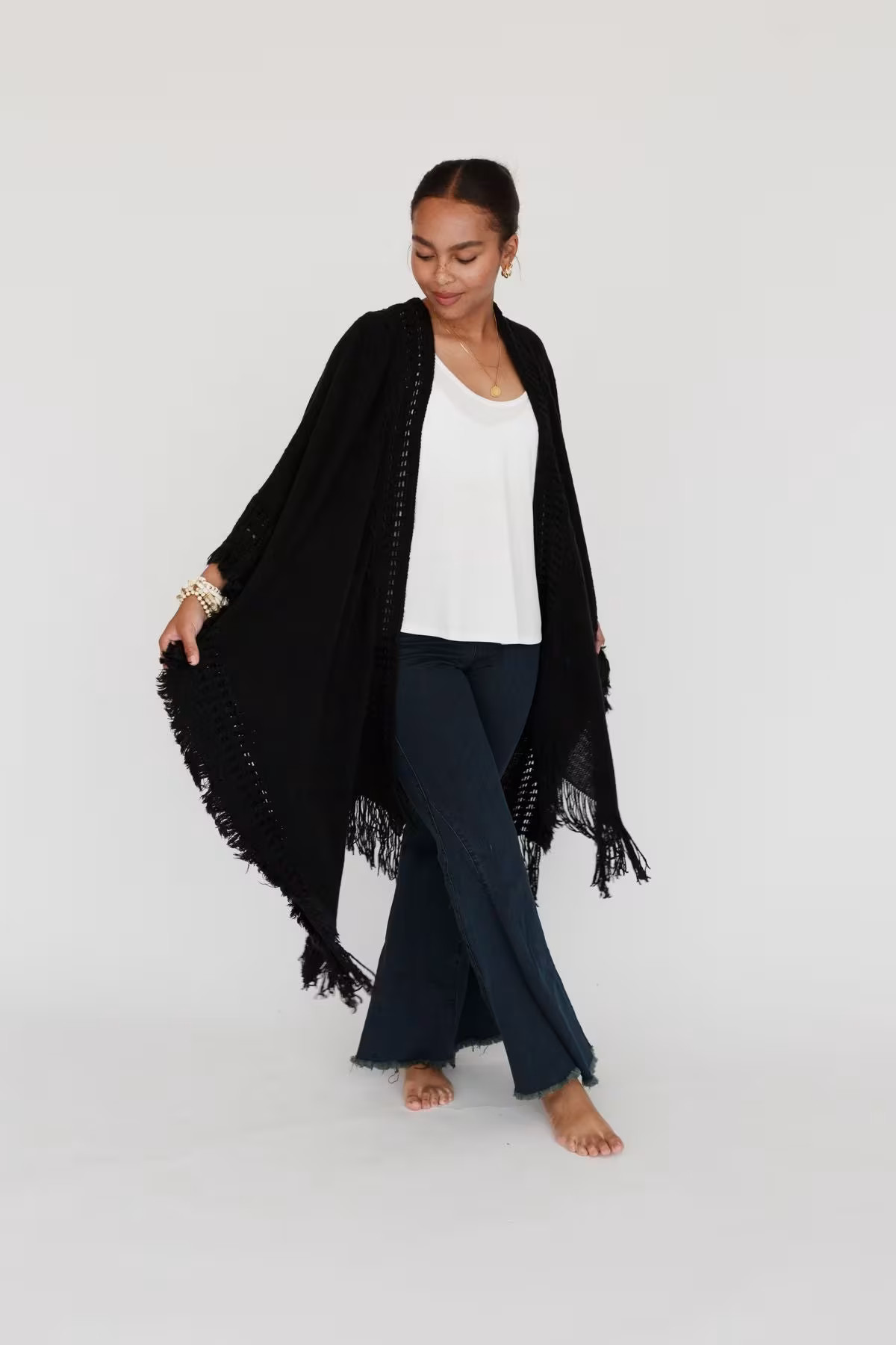 Go With The Flow Ruana — Three Bird Nest | Three Bird Nest