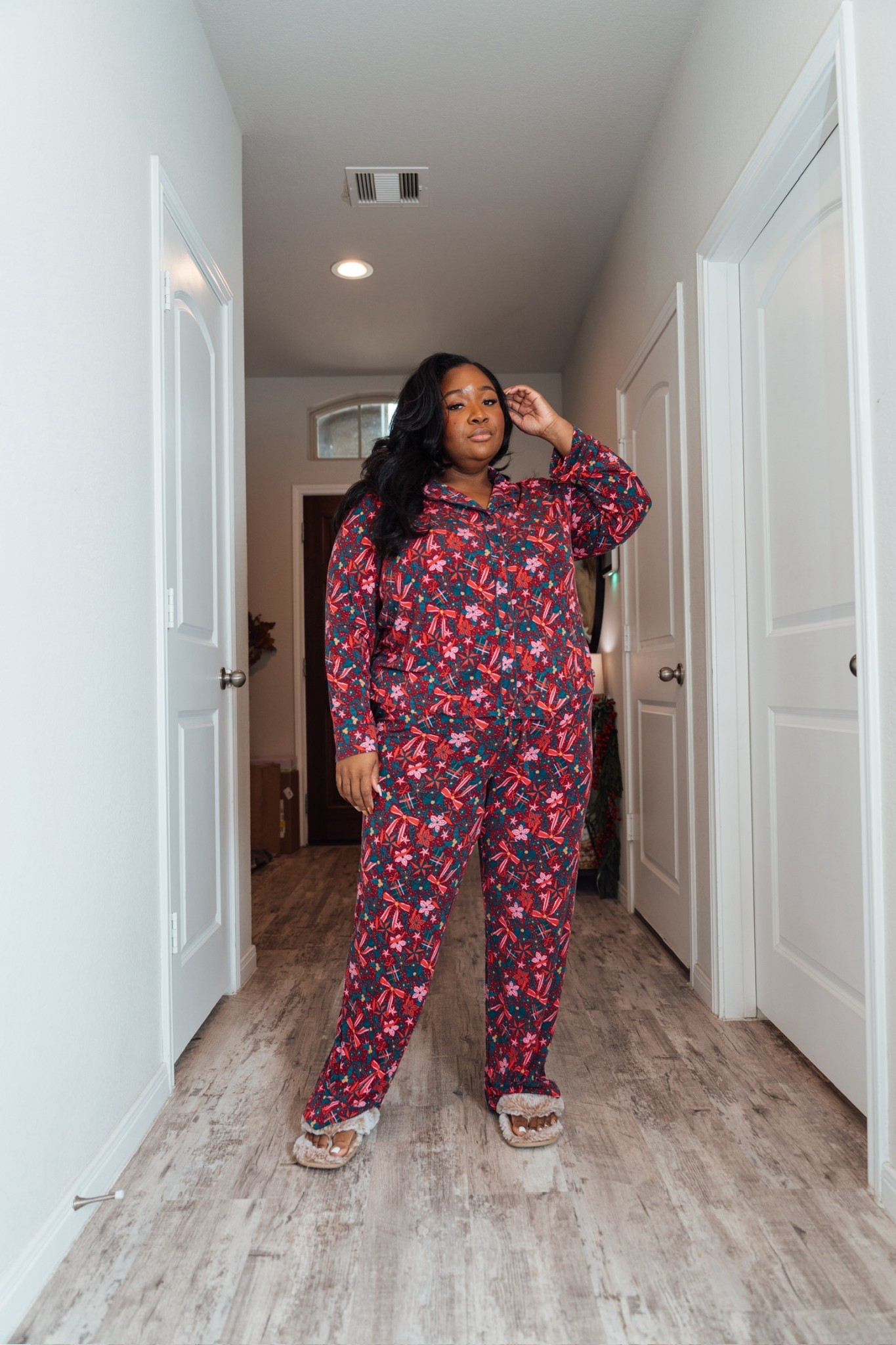 ✨ Plus Size Soma Cool Nights PJ Set
✨ wearing the long sleeve notch-collar top with piping detail and the matching printed pants. I’m wearing a size XXL in both pieces.
✨ On sale right now for 30% off

#LTKPlusSize #LTKootd #LTKgrwm