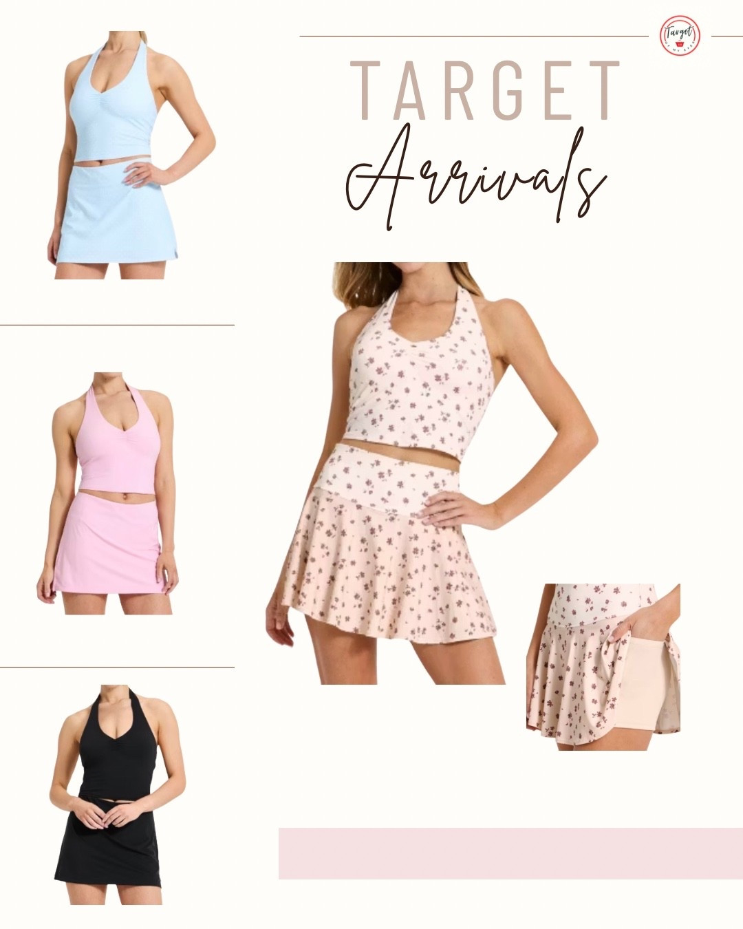 JoyLab Sporty Halter Top and Flowy Skort Activewear #target #targetactivewear #targetfinds #newattarget

#LTKfitnessgoals #LTKootd #LTKActive