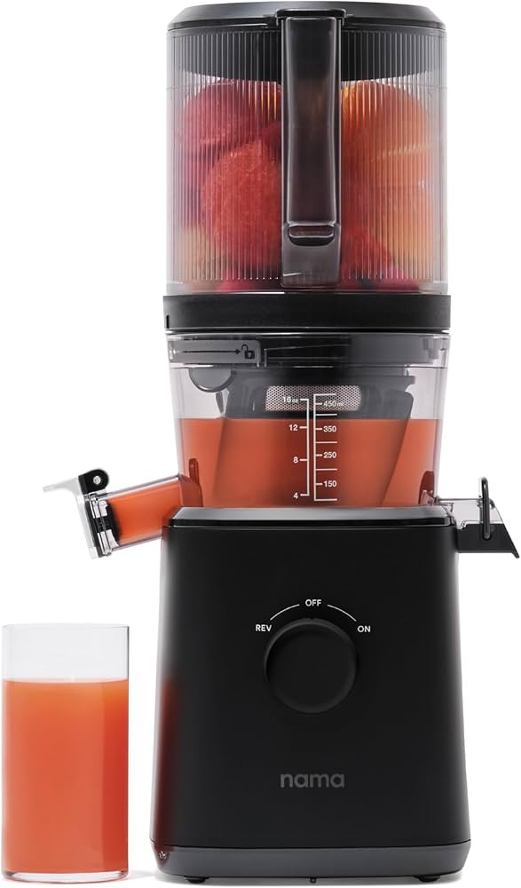 Nama J2 Cold Press Juicer – Self Feeding for Hands-Free Operation with Wide Mouth Hopper for Wh... | Amazon (US)