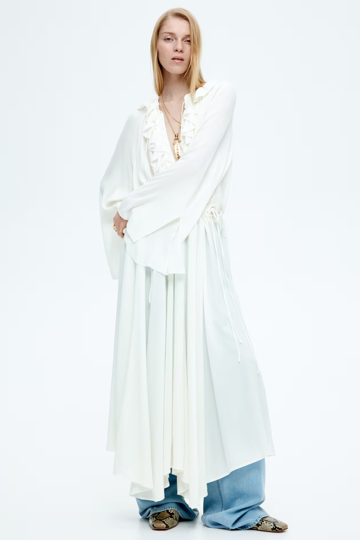 Ruffled maxi dress | H&M (UK, MY, IN, SG, PH, TW, HK)