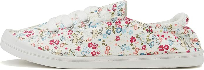 Soda Flat Women Shoes Linen Canvas Slip On Sneakers Lace Up Style Loafers Zig-S | Amazon (US)