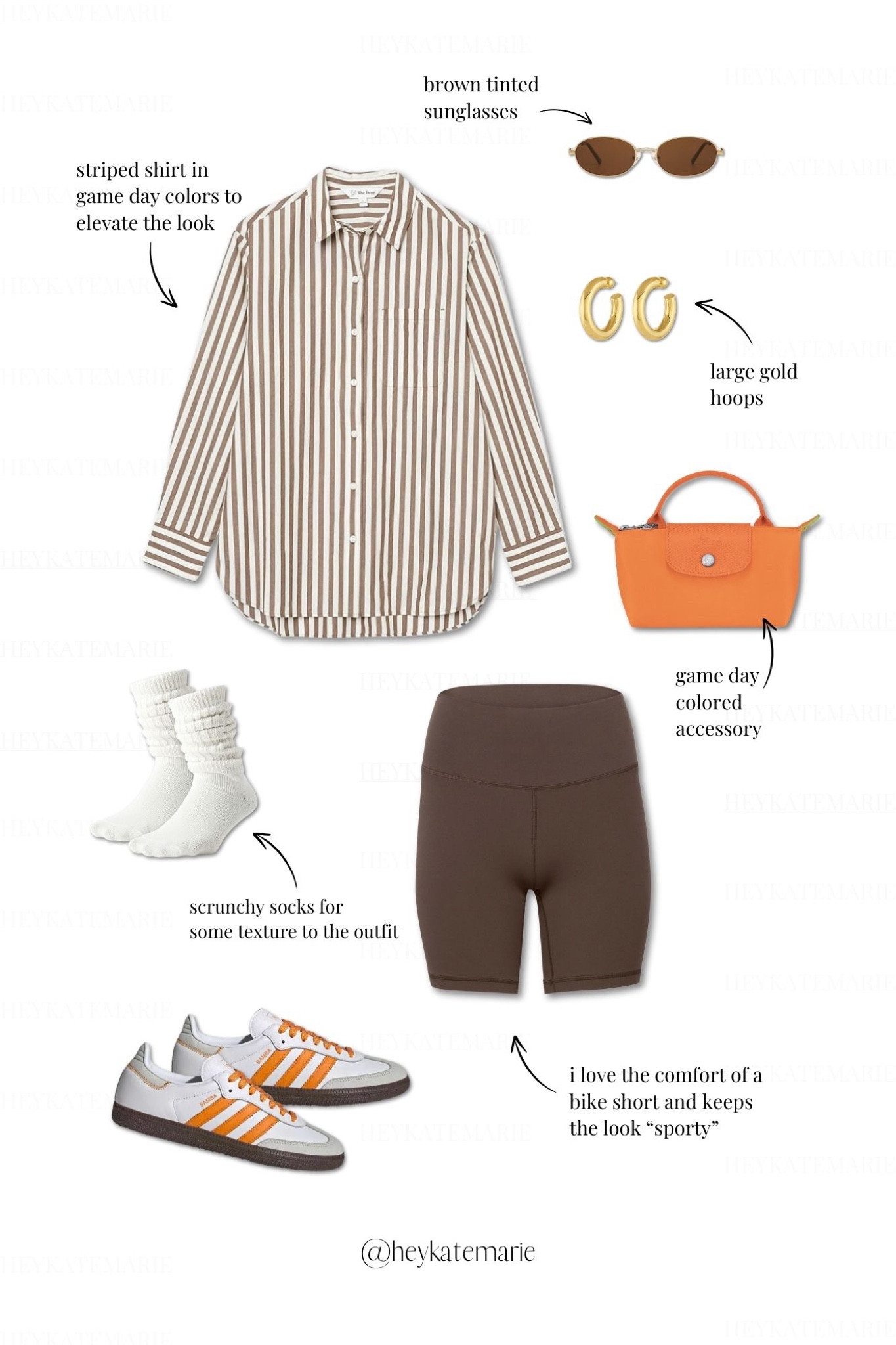 WHAT ARE YOU WEARING? Game Day Edition - Cleveland Browns Game Day outfit for summer into fall game days #gamedayoutfit #gamedayfit #gamedaystyle #tailgateoutfit #longhcamp #browns #cleveland #bikeshorts #adidassambas

#LTKFindsUnder100 #LTKBacktoSchool #LTKShoeCrush