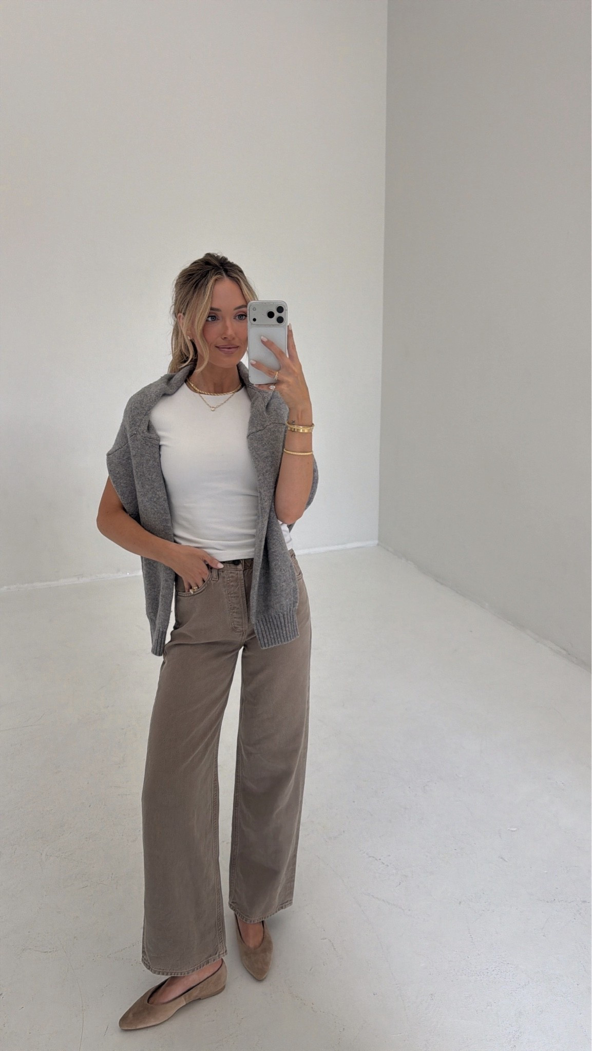 Easy every day look! Wearing my normal size in the jeans

#LTKgrwm #LTKootd #LTKmomlife
