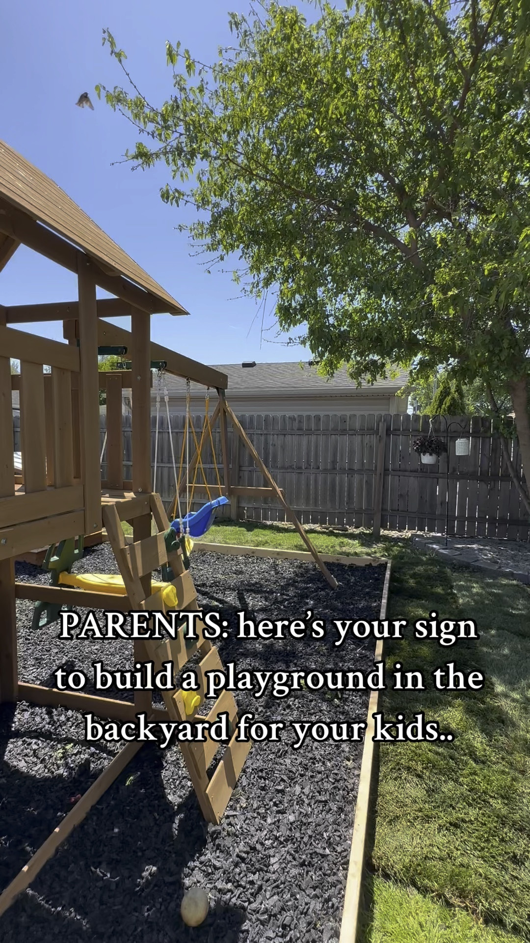 Backyard inspo! Linked tons of swing sets + patio furniture on sale! I included the base of the products used to build the patio + playground.

You’ll need the long wood planks for the frame of the playground + brick of choice for the patio.

We used carpenter bags as the base for both builds- works great + is an affordable option! 

Backyard, oasis, patio, swing set, summer

#LTKsalealert #LTKfamily #LTKhome